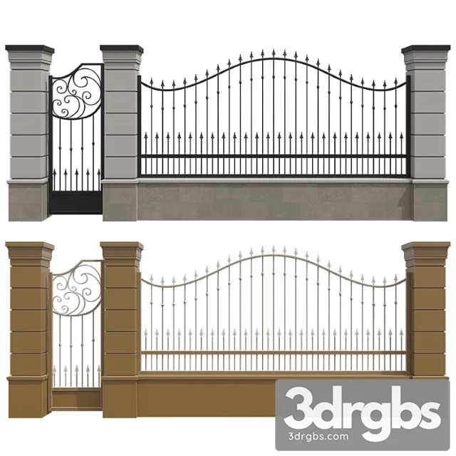 Fence 52 3D Model Download Fence 52 3D Model Download