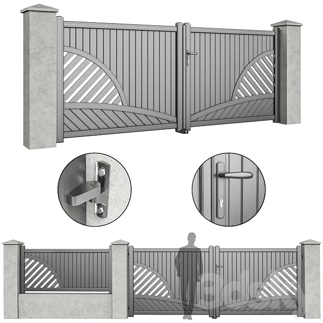 Fence gate 3DModel