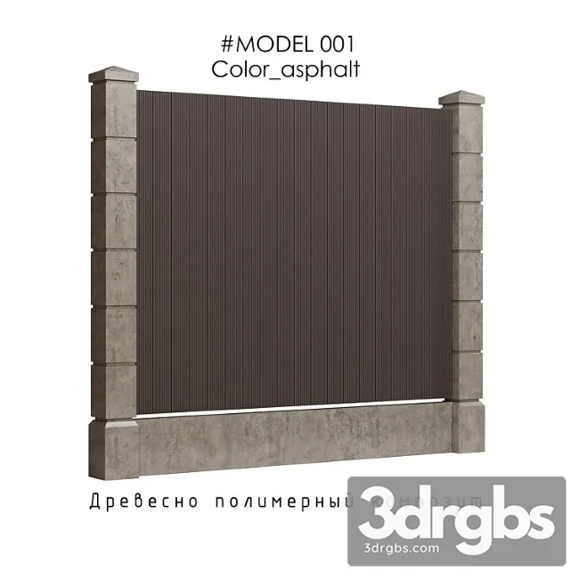 Fence Model 01 3D Model Download Fence Model 01 3D Model Download