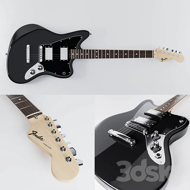 Fender Jaguar HH 3DModel