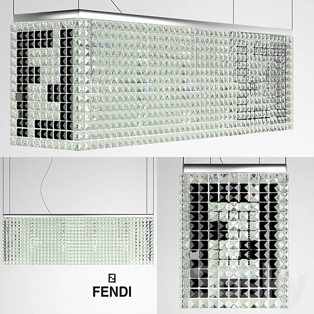 FENDI _ CASA Crystal 3D Model FENDI _ CASA Crystal 3D Model