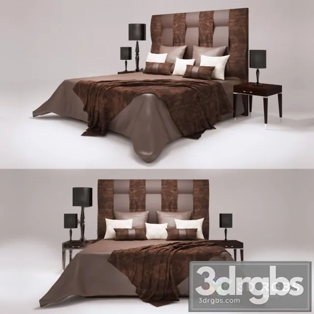 Fendi Bed 3D Model Download