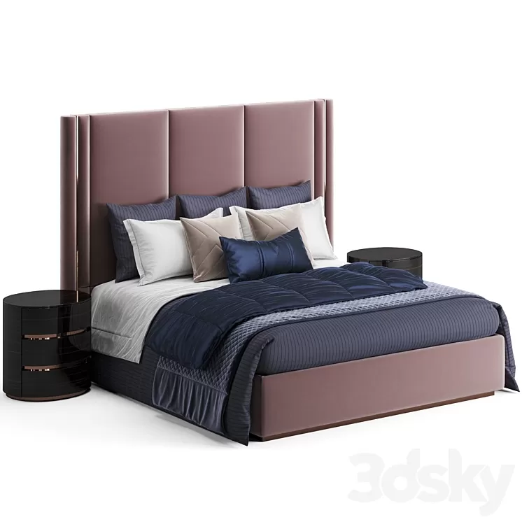 Fendi Casa Adone Bed 3D Model