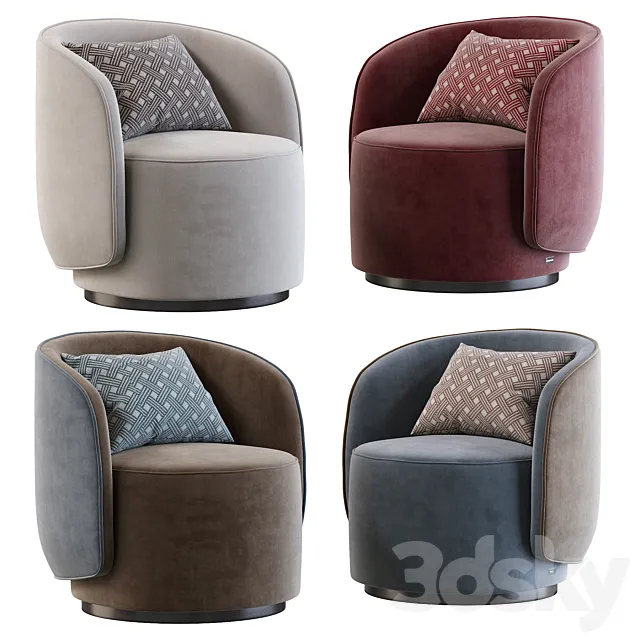 Fendi Casa Annabelle armchair 3DModel