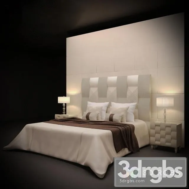 Fendi Casa Bed 3D Model Download