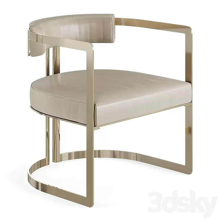 Fendi Casa Brigitte Armchair 3D Model Fendi Casa Brigitte Armchair 3D Model