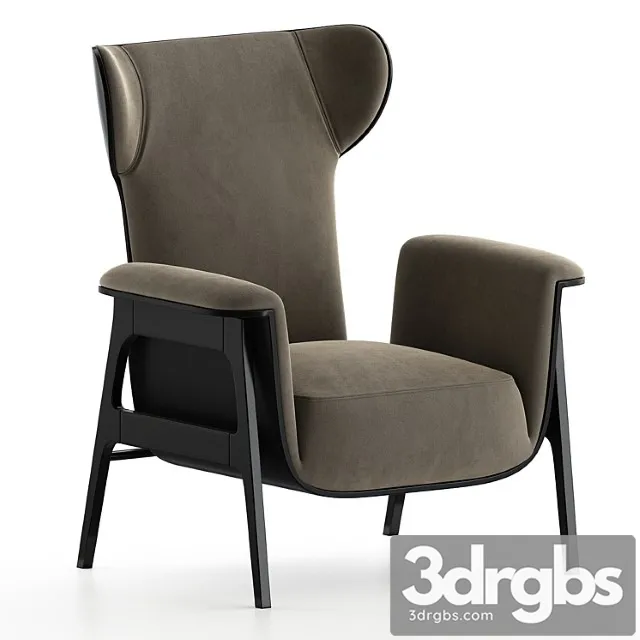 Fendi casa – cerva armchair 3D Model Download