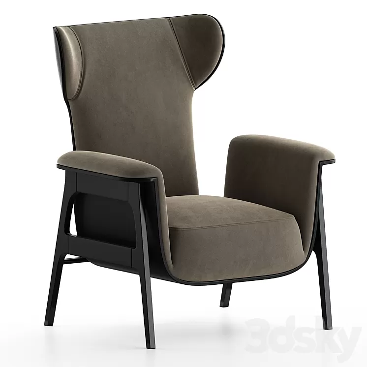 Fendi casa – Cerva armchair 3D Model
