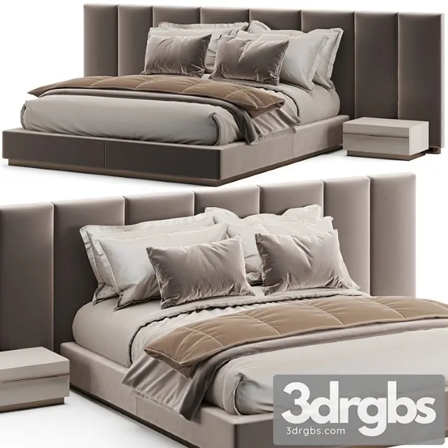 Fendi Casa Delano Bed 3D Model Download