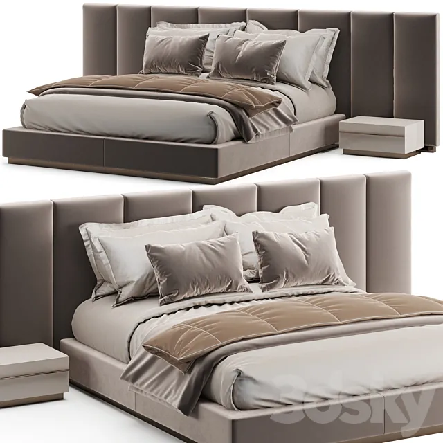 Fendi Casa Delano Bed 3DModel Fendi Casa Delano Bed 3DModel