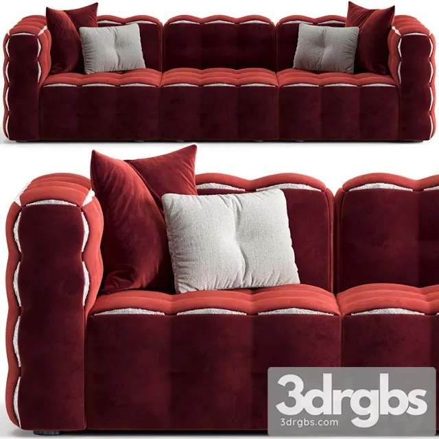 Fendi Casa Fun Sofa 3D Model Download Fendi Casa Fun Sofa 3D Model Download