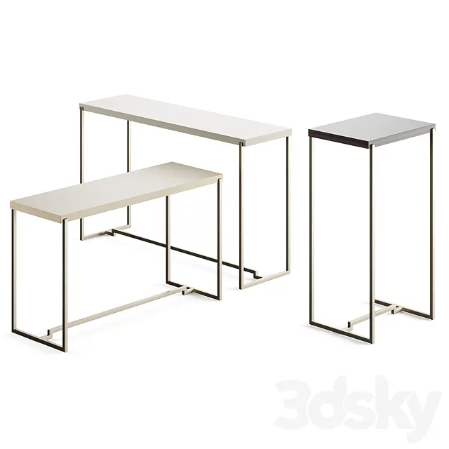 Fendi Casa Iron 2021 Console 3D Model