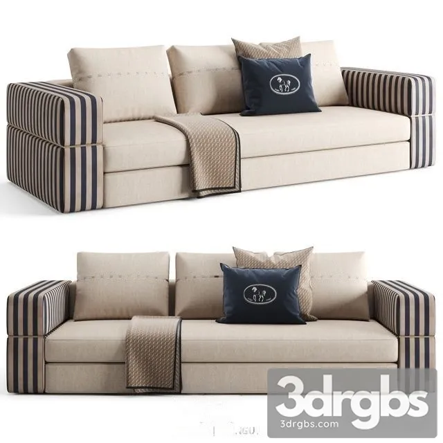 Fendi Casa Lambert Sofa 3D Model Download Fendi Casa Lambert Sofa 3D Model Download
