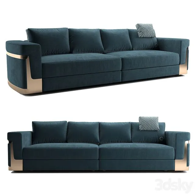 FENDI CASA RAY sofa 3D Model FENDI CASA RAY sofa 3D Model