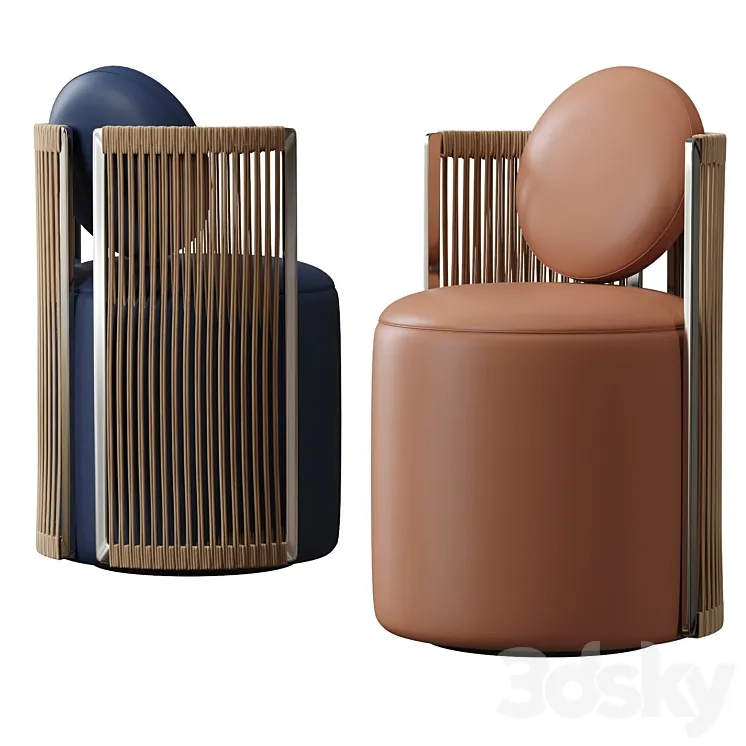 Fendi Casa Thea Armchair 3D Model Free Download