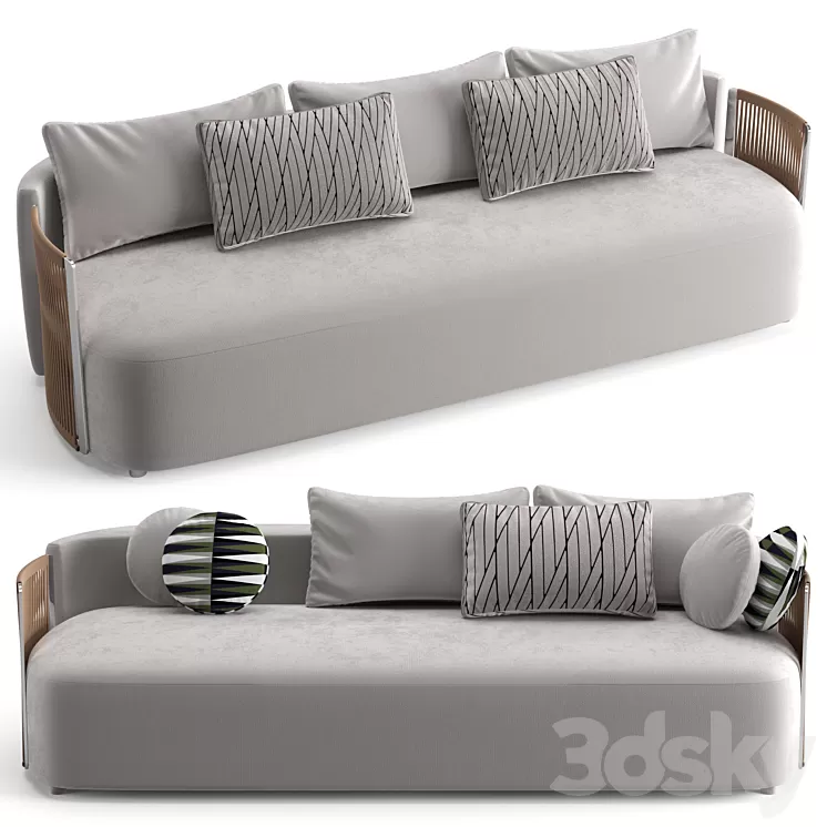 Fendi Casa Thea sofa 3D Model Free Download Fendi Casa Thea sofa 3D Model Free Download