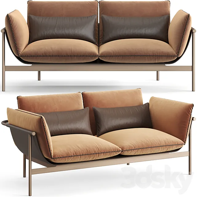 Fendi Casa Totu Sofa 2 3D Model