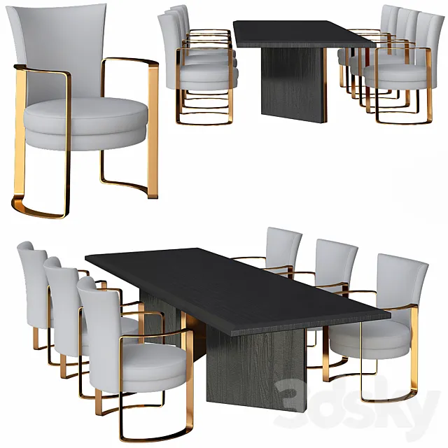 Fendi Dining Table 3DModel