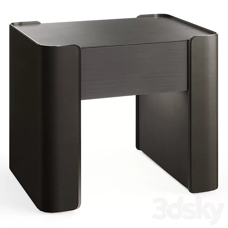 Fendi Icon Bedside Vermont Leather 3D Model