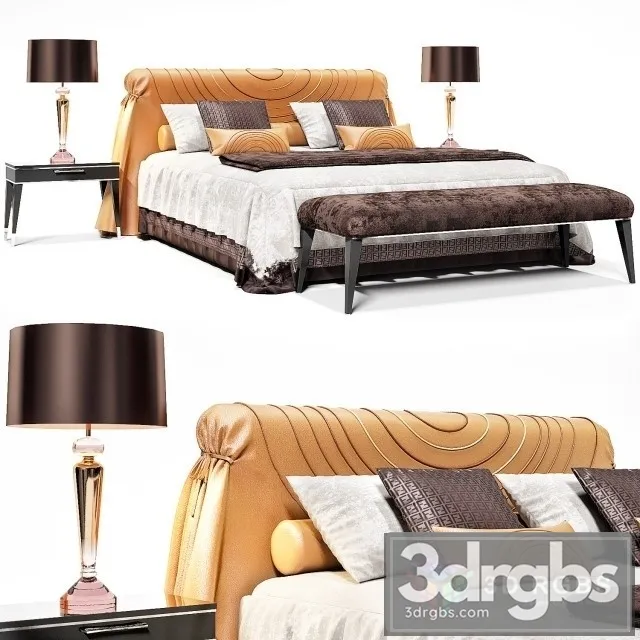 Fendi Masai Mara Bed 3D Model Download Fendi Masai Mara Bed 3D Model Download
