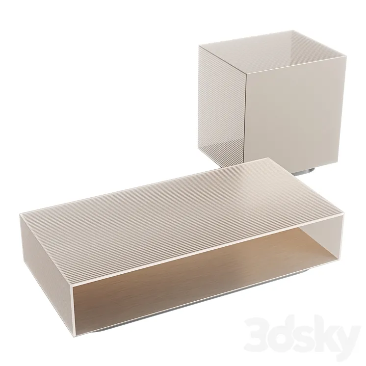 FENDI PRISME CRYSTAL TRANSPARENT WHITE GLASS CF93 3D Model Free Download