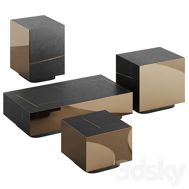 Fendi Prisme Sahara Noir 3DModel Fendi Prisme Sahara Noir 3DModel