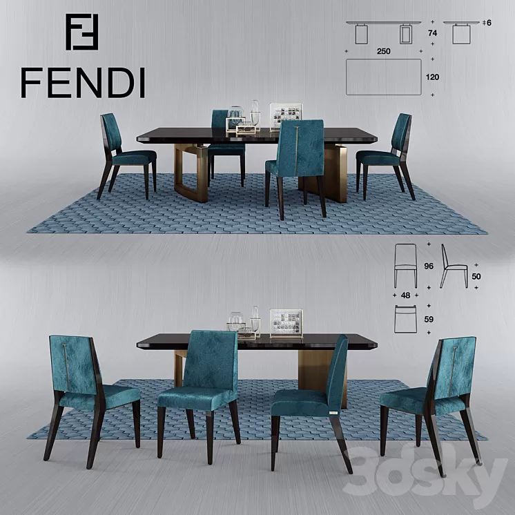 Fendi. ROMANCE. FORD 3D Model Fendi. ROMANCE. FORD 3D Model