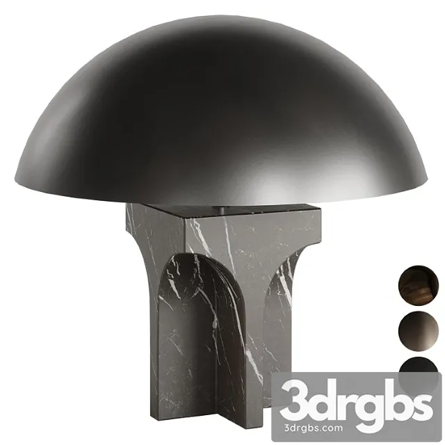 Fendi roxie table lamp marquina black marble Fendi roxie table lamp marquina black marble