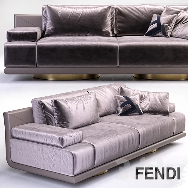 Fendi_Artu_3seater_sofa 3DModel