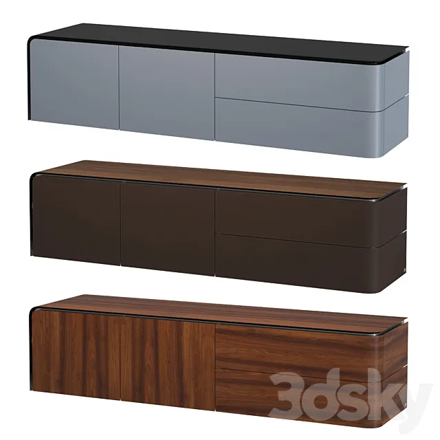 FENDY Edge chest of drawers 3DModel FENDY Edge chest of drawers 3DModel