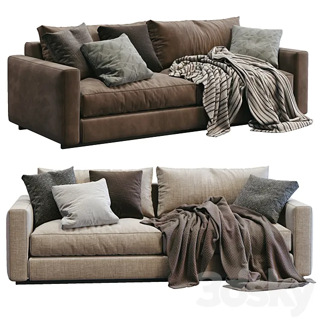 Ferlea Sofa Simple (2 color version) 3DModel