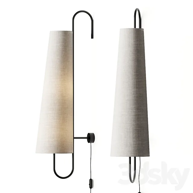 Ferm Living Ancora Wall Lamp 3D Model Ferm Living Ancora Wall Lamp 3D Model