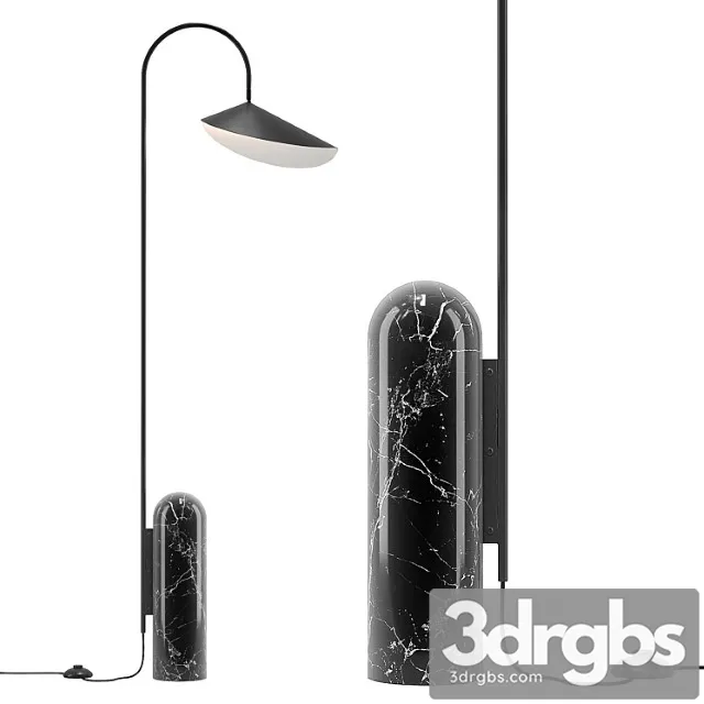 Ferm living – arum floor lamp 3D Model Download