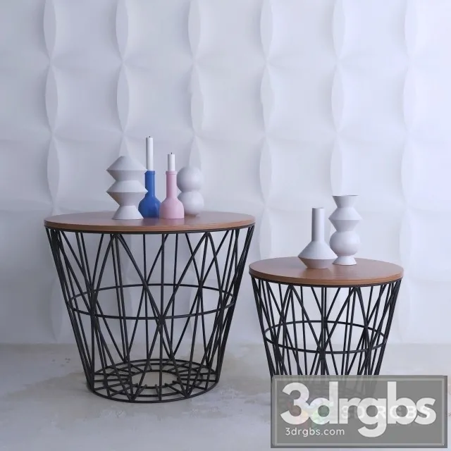 Ferm Living Baskets 3D Model Download Ferm Living Baskets 3D Model Download