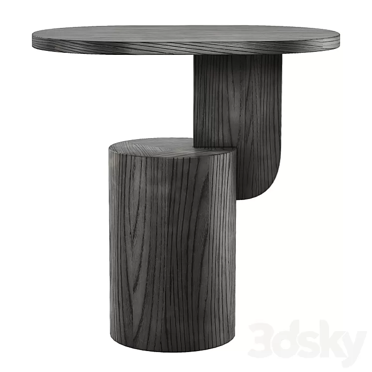 Ferm Living Insert Side Table Black 3D Model Ferm Living Insert Side Table Black 3D Model