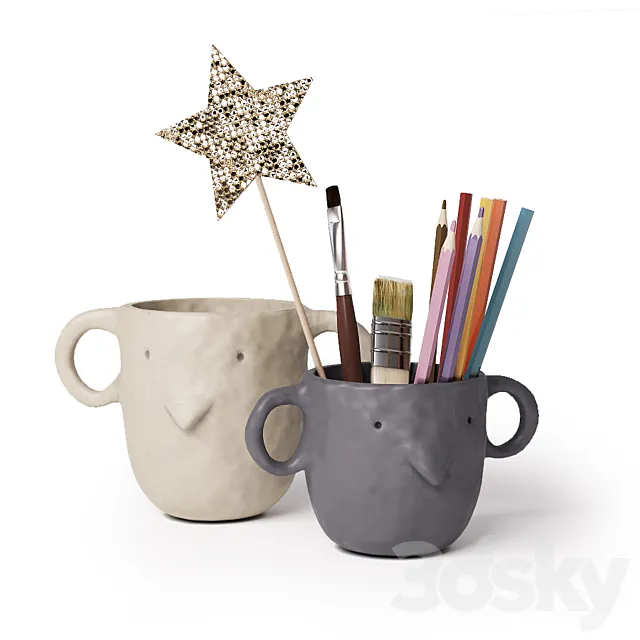 Ferm Living – Mus Plant Pot 3D Model