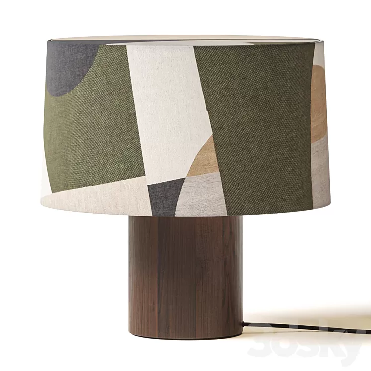 Ferm Living Post Table Lamp Entire Lampshade 3D Model Free Download Ferm Living Post Table Lamp Entire Lampshade 3D Model Free Download