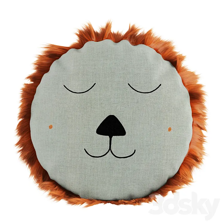 Ferm Living Safari Cushion 3D Model Free Download Ferm Living Safari Cushion 3D Model Free Download