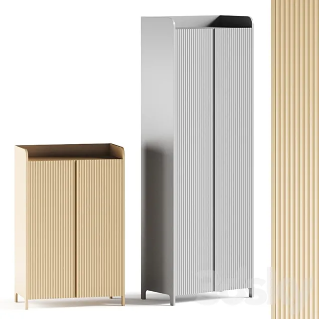 Ferm Living Sill Cupboards 3D Model