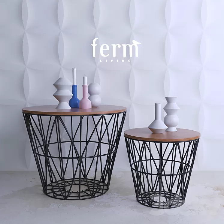 ferm_LIVING_baskets 3D Model ferm_LIVING_baskets 3D Model
