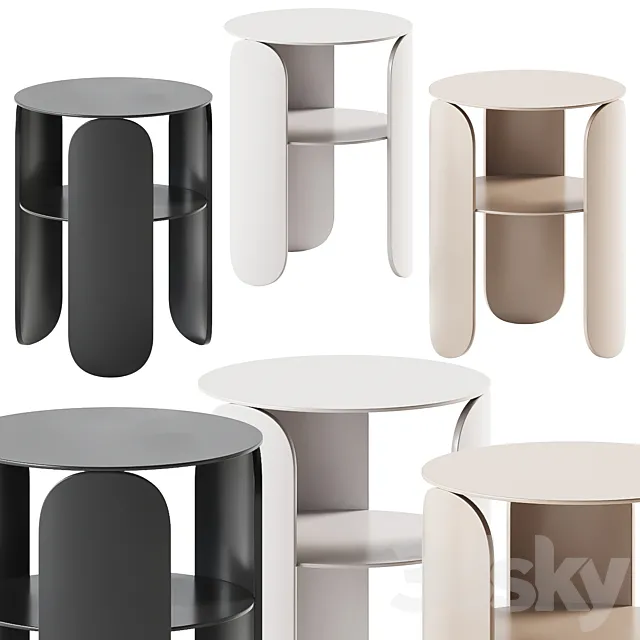 Fermob Bebop Side Table _ Coffee table 3DModel
