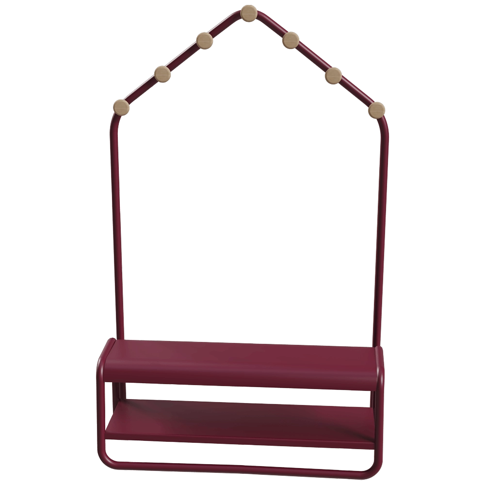 Fermob – Bench Cloakroom Funambule 3D Model