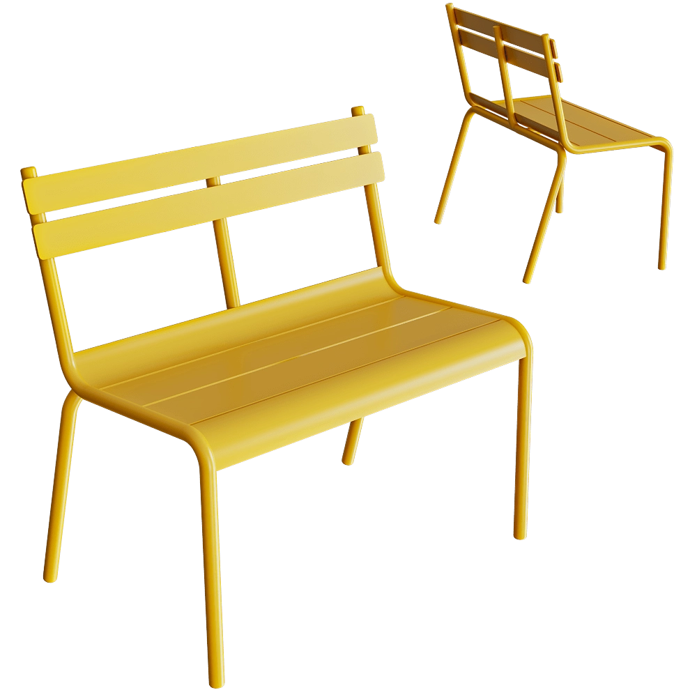 Fermob – Bench Luxembourg Kid 3D Model Fermob – Bench Luxembourg Kid 3D Model