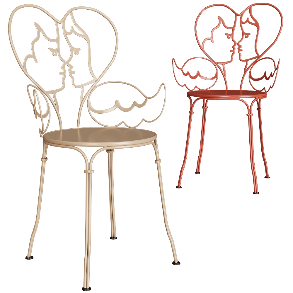 Fermob – Chair Ange 3D Model Fermob – Chair Ange 3D Model