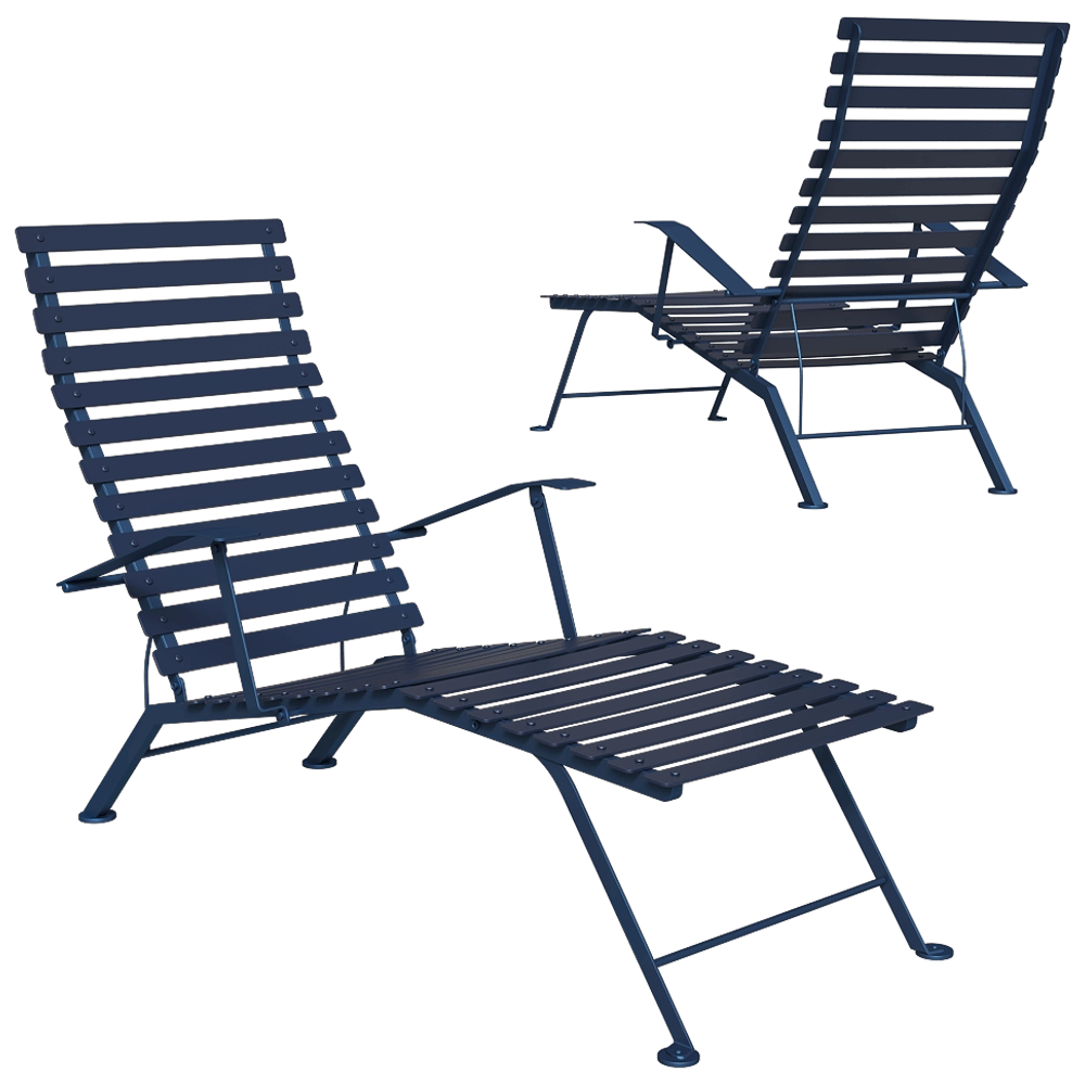 Fermob – Chaise longue Bistro 3D Model Fermob – Chaise longue Bistro 3D Model