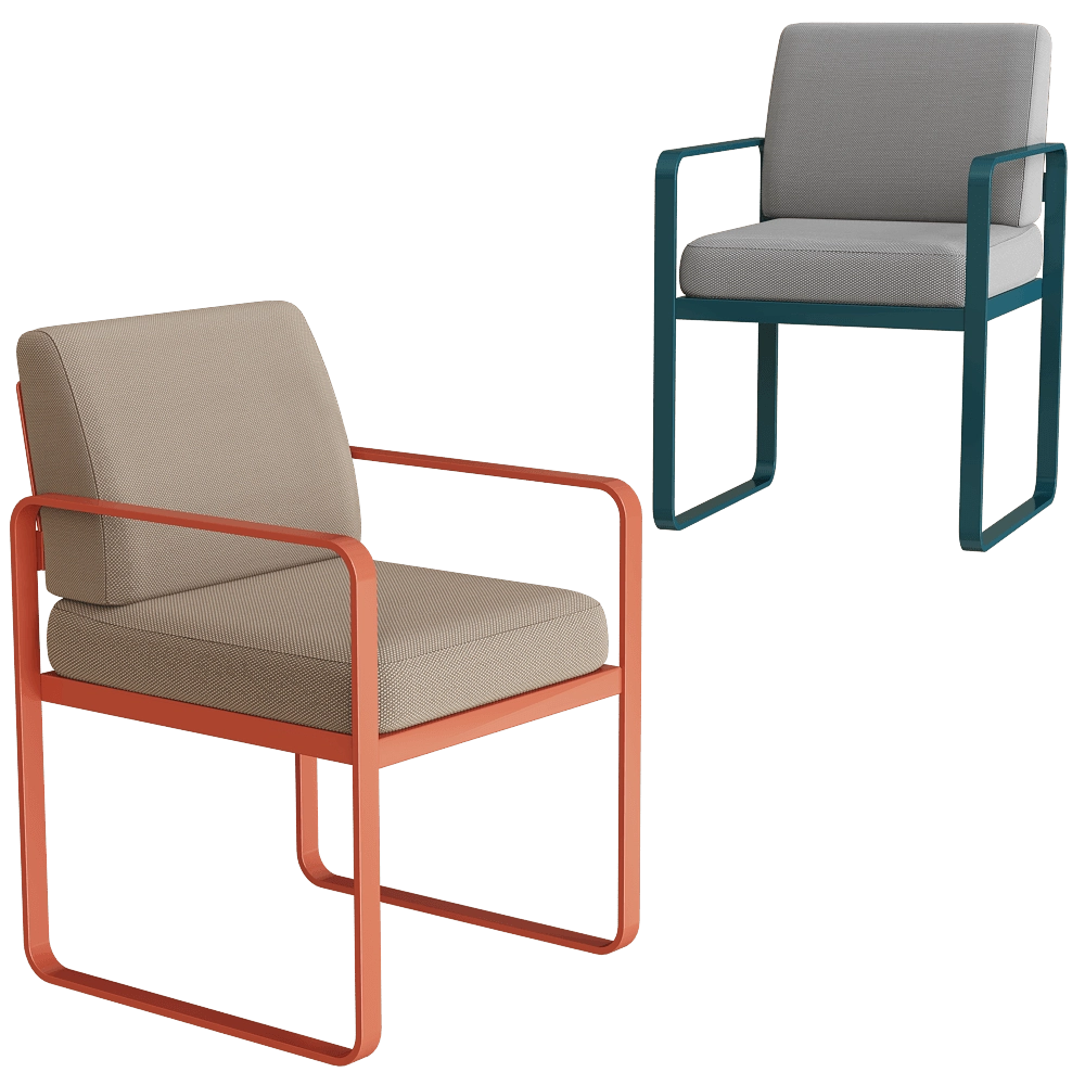 Fermob – Dining chair Bellevie 3D Model Fermob – Dining chair Bellevie 3D Model