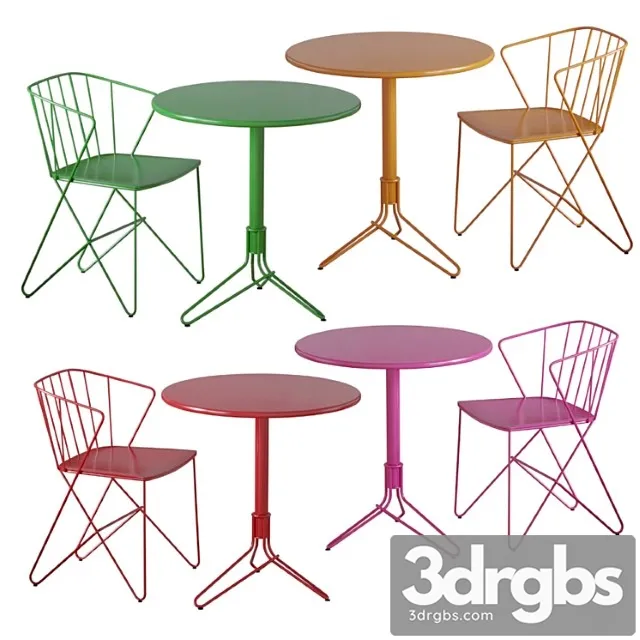 Fermob flower 2 3D Model Download Fermob flower 2 3D Model Download