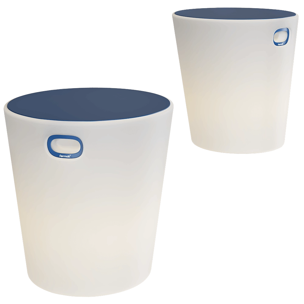 Fermob – Lighting stool Inoui 3D Model Fermob – Lighting stool Inoui 3D Model