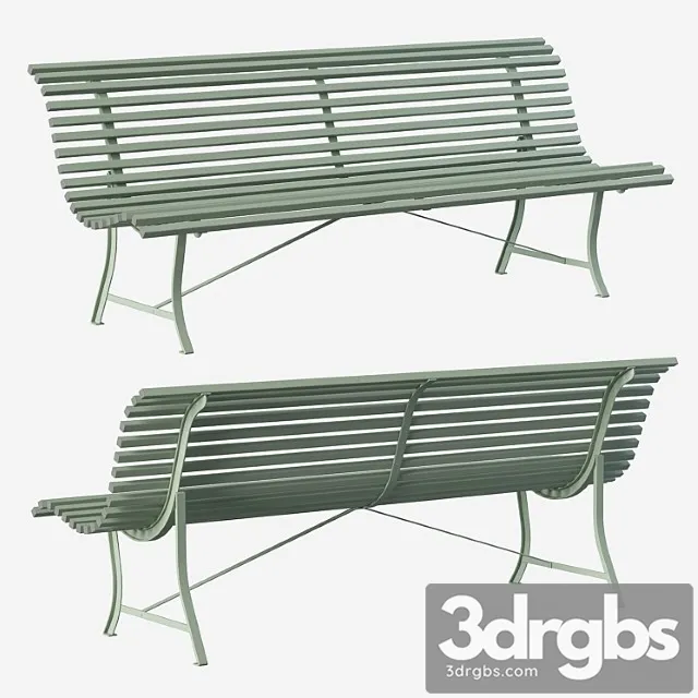 Fermob louisiane bench 3D Model Download Fermob louisiane bench 3D Model Download