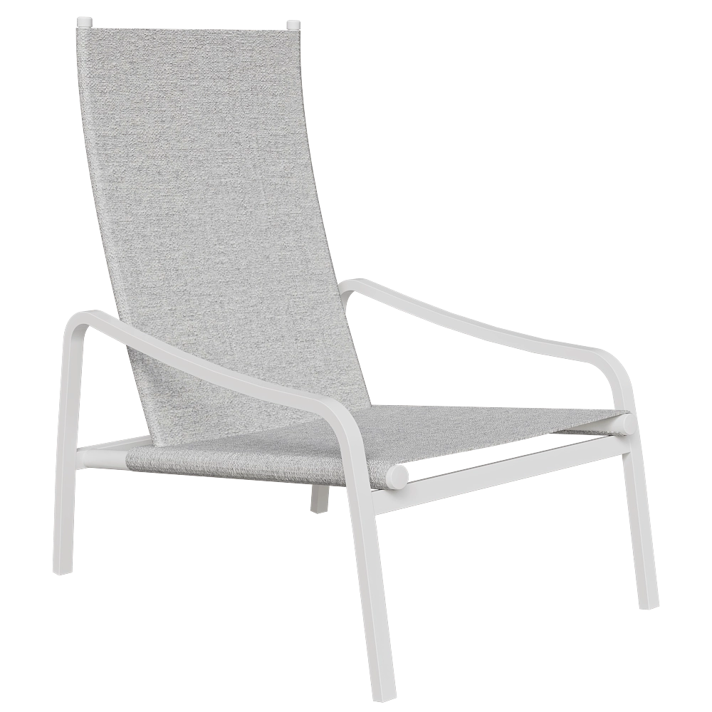 Fermob – Low armchair Alize 3D Model Fermob – Low armchair Alize 3D Model